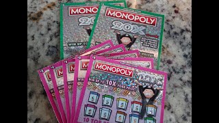 Monopoly Monday! 5x $2 Monopoly 10x! 2x $5 Monopoly 20x! PA Lottery Scratch Offs!