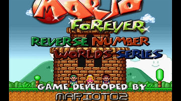 Mario Forever Reverse Number Worlds Series Full Longplay Completed Video