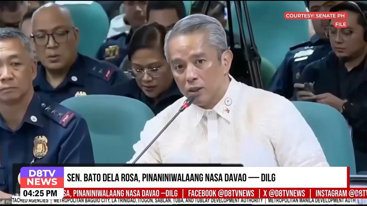 Sen. Bato Dela Rosa, pinaniniwalaang nasa Davao — DILG