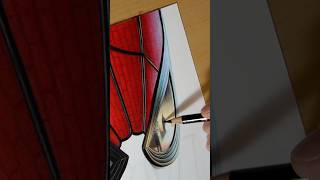 Work in progress Pt.2🕷️ #art #drawing #spiderman #spidermanbrandnewday #marvel #coloredpencils
