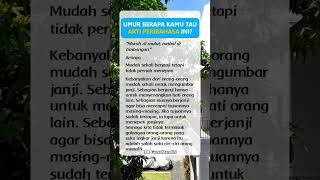 Arti Peribahasa Murah di Mulut Mahal di Timbangan