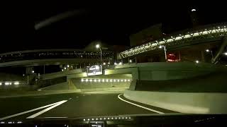 Leaving Boston Logan International Airport and driving along I-93 South
