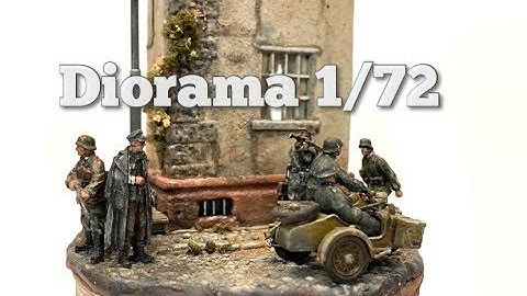 How to make a vignette in 1/72 scale.