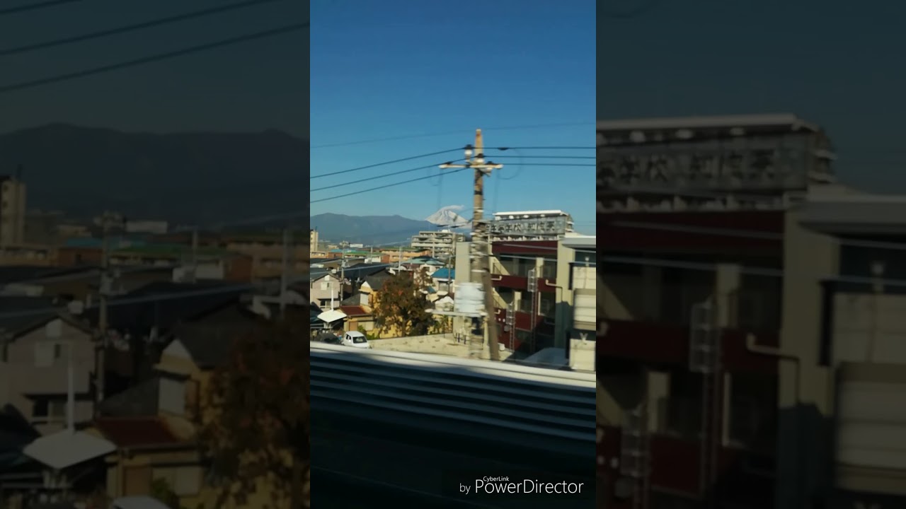 Mt .Fuji from Shinkansen 新幹線から見た富士山 camera iphone 8 plus apk