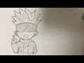 How To Draw Satoru Gojo | Step By Step | Jujutsu Kaisen