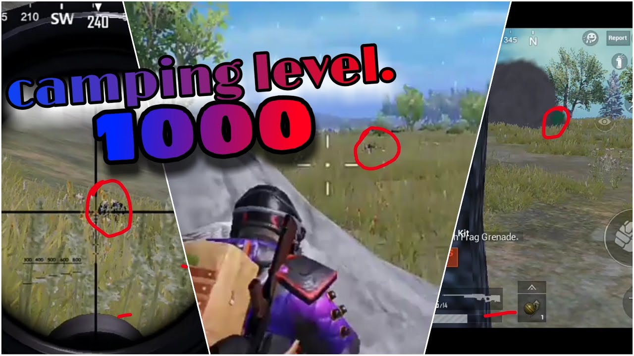 Camping Level 1000% || Pubg rush gameplay | 