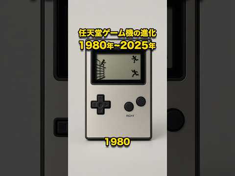 任天堂ゲーム機の進化 1980年 2025年