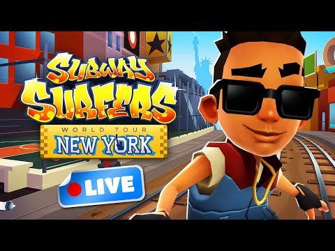 🔴 Subway Surfers World Tour 2018 - New York Gameplay Livestream