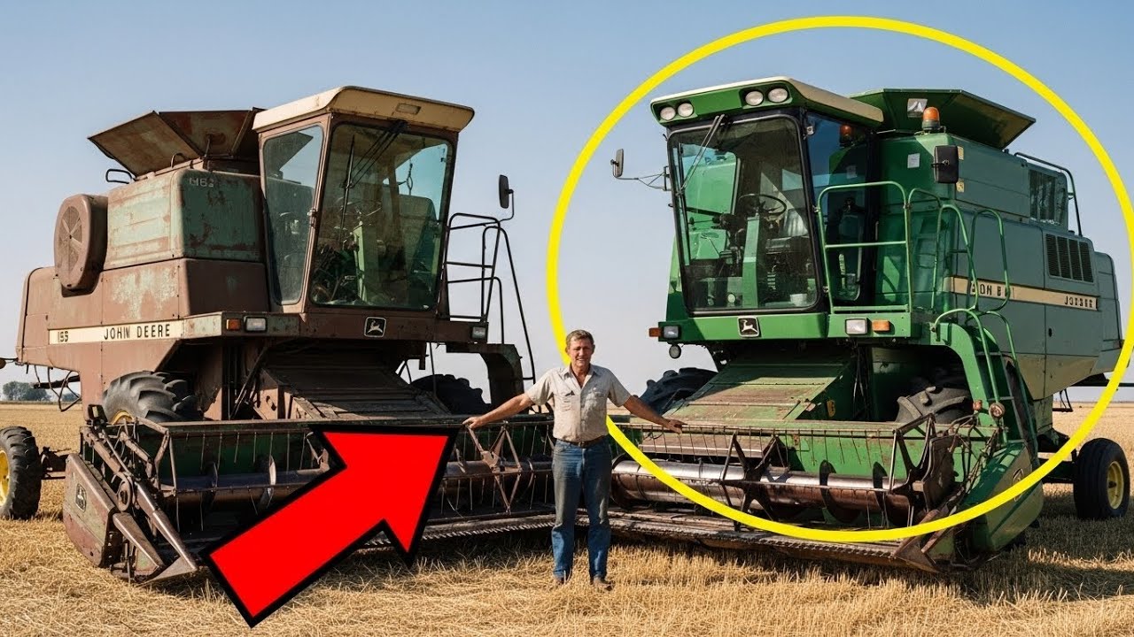 The JD Dealer Said That Old Combine Would Cost Him His Farm… 20 Years Later, He Still Had Both