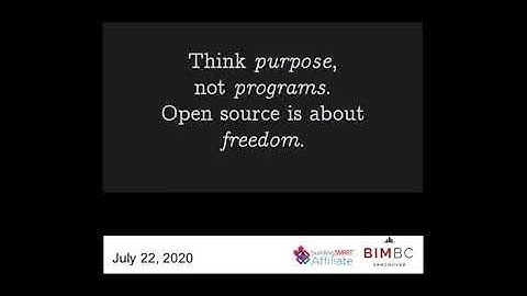 Open-source, open-data and their role in the built environment