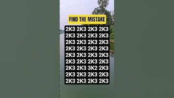 FIND THE MISTAKE #quizgame #quiz #iqtest #puzzle #maths #shortvideo #shorts #short