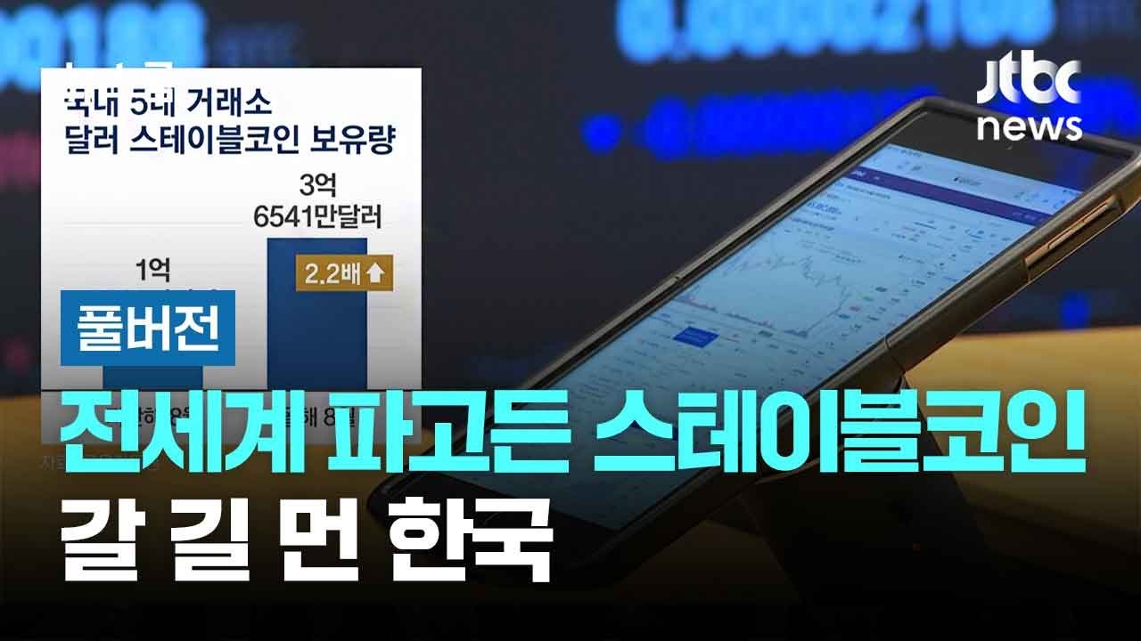 [풀버전] 전세계 파고드는 스테이블코인…갈 길 먼 한국 / JTBC 뉴스룸