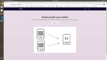 CS50 Final Project JSONify your tables