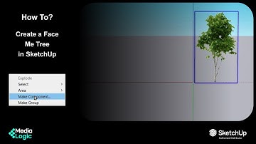 #HowTo: Create a Face-Me Tree in #SketchUp