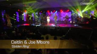 Golden ring Caitlin & Joe Moore