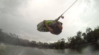Kneeboarding DOUBLE FRONTFLIP ATTEMPT!