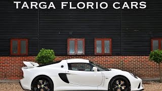 Career Overview Lotus Exige S 3.5 Supercharged V6 in Aspen White with Larini Exhaust