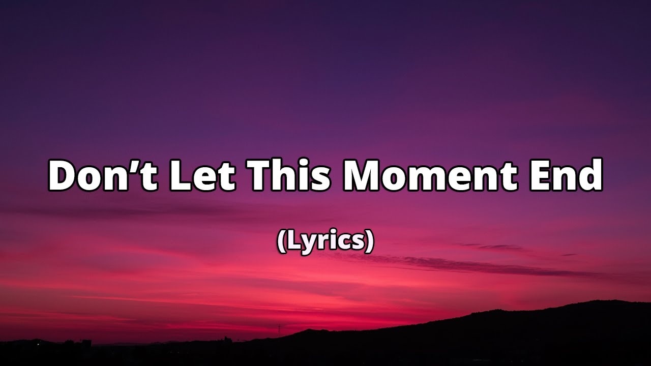 Don’t Let This Moment End | A Soft Emotional Love Song - YouTube
