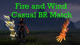 Spellbreak BR Gameplay: Casual BR Match (Fire and Wind Combo)