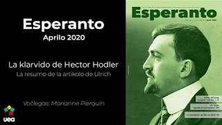 Voĉlegita Esperanto nr-o 4 2020 p. 75 – La klarvido de Hector Hodler