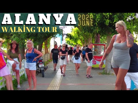 ALANYA SARAY NEIGHBORHOOD WALKING TOUR JUNE 2022 ! ANTALYA TURKEY HOLIDAY TURKEY TRAVEL 4K VIDEO