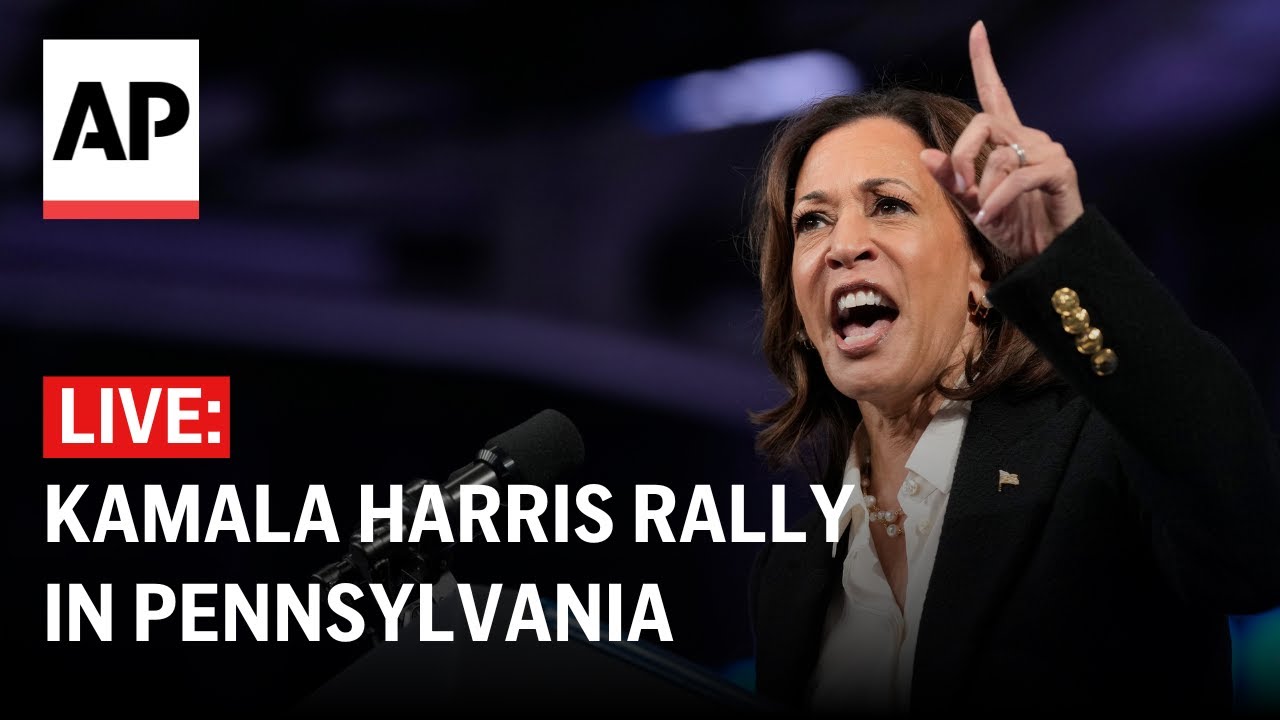 LIVE: Kamala Harris rally in Erie, Pennsylvania