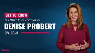 Meet Denise Probert, your Gleim Instruct Professor