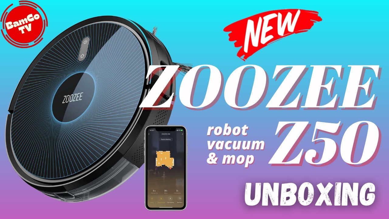 ZOOZEE Robot Vacuum Cleaner Z50 with 2 in 1 BamCo TV Vlogs YouTube