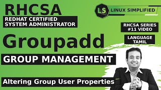 RHCSA | User group management in Redhat Linux in Tamil