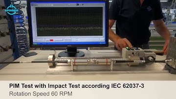 PIM Test of SPINNER LOW PIM Rotary Joint
