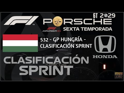 532 - SQ123 HUNGARY | Porsche F1 Team [2029 - Season 6] | F1 Manager 24