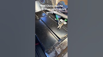 1958 Chevy Apache Truck: more patch panels going in!