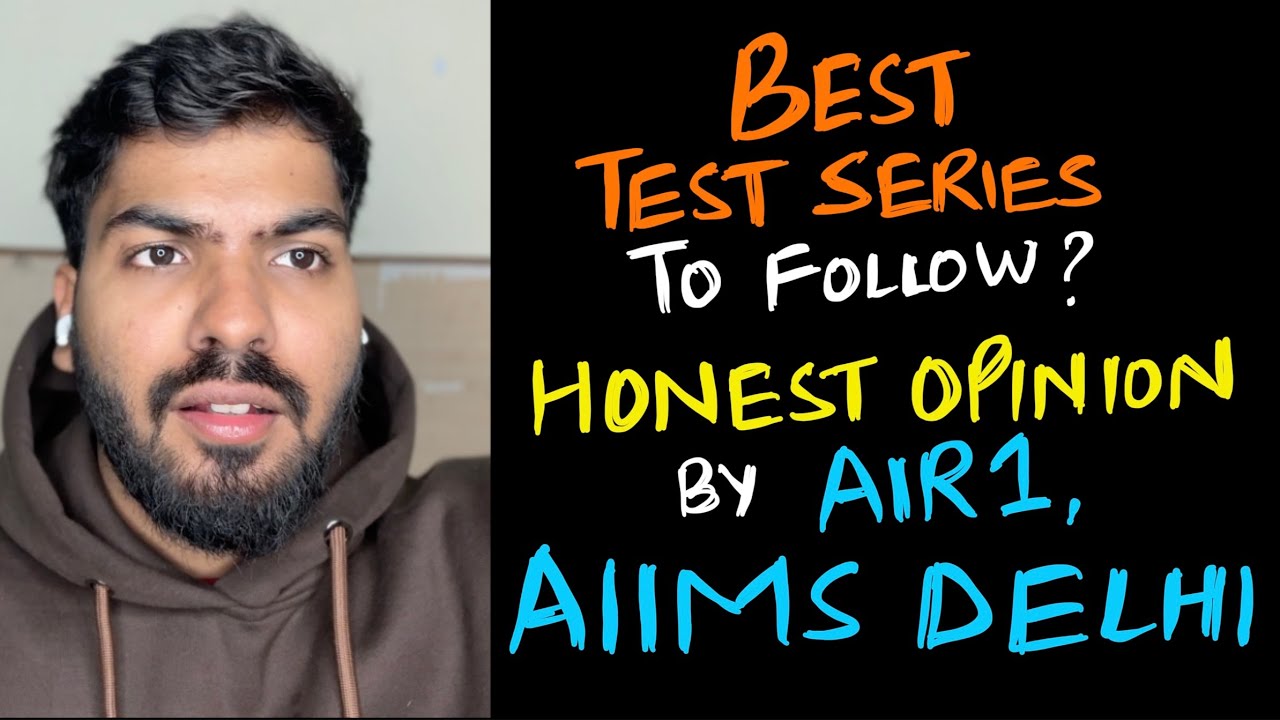 Which is the Best test series for NEET 2026? By AIR 1, AIIMS Delhi | with proof!