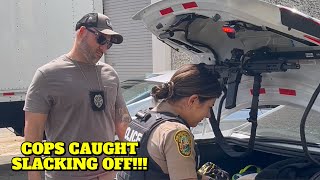 Cops Caught Slacking Off at Train Station - Miami Copwatch