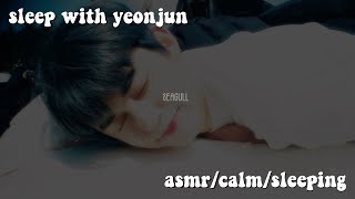 TXT ASMR | sleeping with yeonjun [ breathing, raining ] screenshot 4