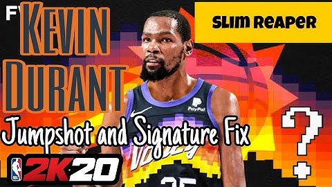 Kevin Durant Jumpshot and Signature Fix (Full Edit) Nba 2k20 Mobile @2kQuestionMark