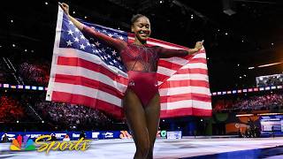 COMEBACK COMPLETE 💎 Skye Blakely ascends to top of world championship podium with all-around title