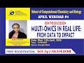 April webinar; 🧬 Multi-Omics in Real life; From Raw Data 📊 to Breakthrough Impact 🚀