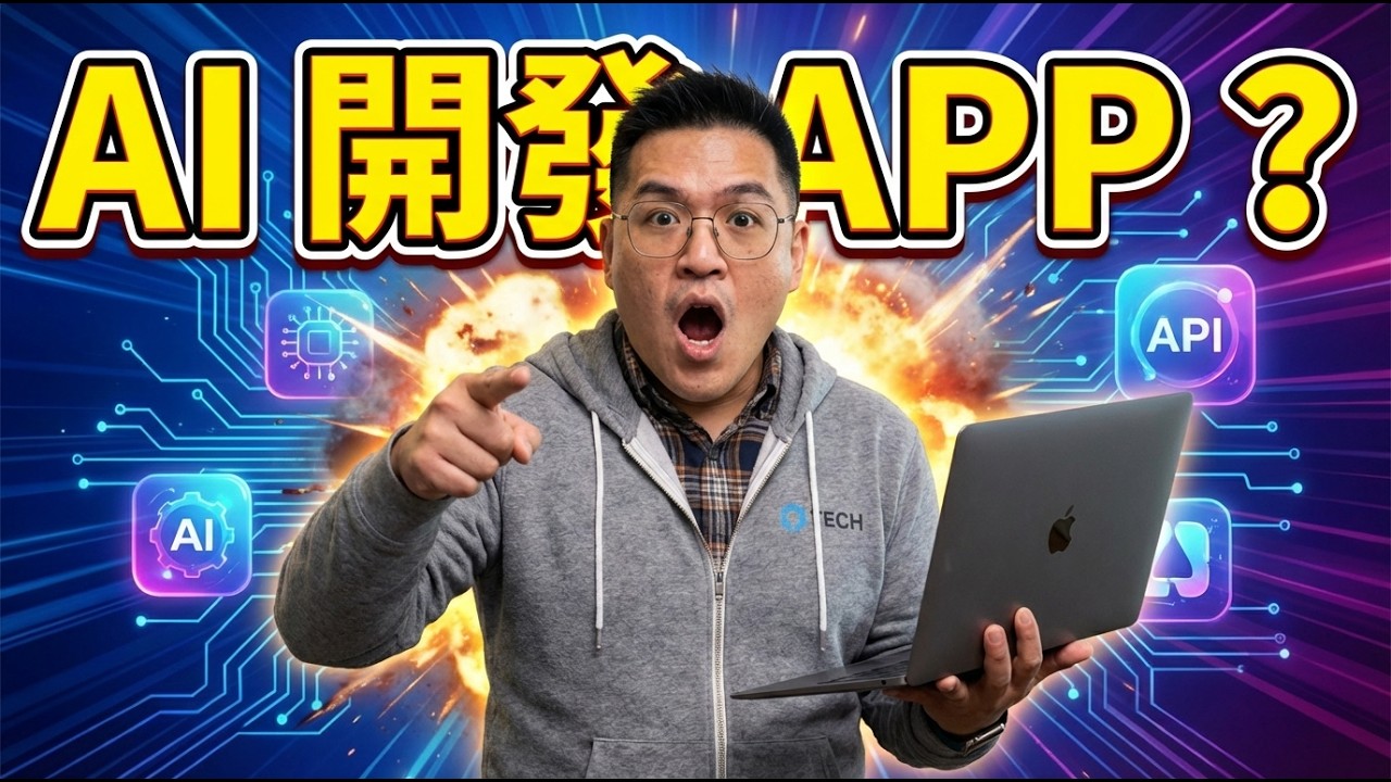 2026 小白必學！不用寫代碼，用 AI 打造 APP 只需 5 分鐘