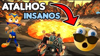 Melhores ATALHOS Do Mapa Fire 🔥 e Ice🥶 Do BB Racing 2.|Dicas e Burlas|✓