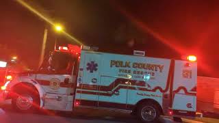 Polk County Fire Rescue Medic 31 responding