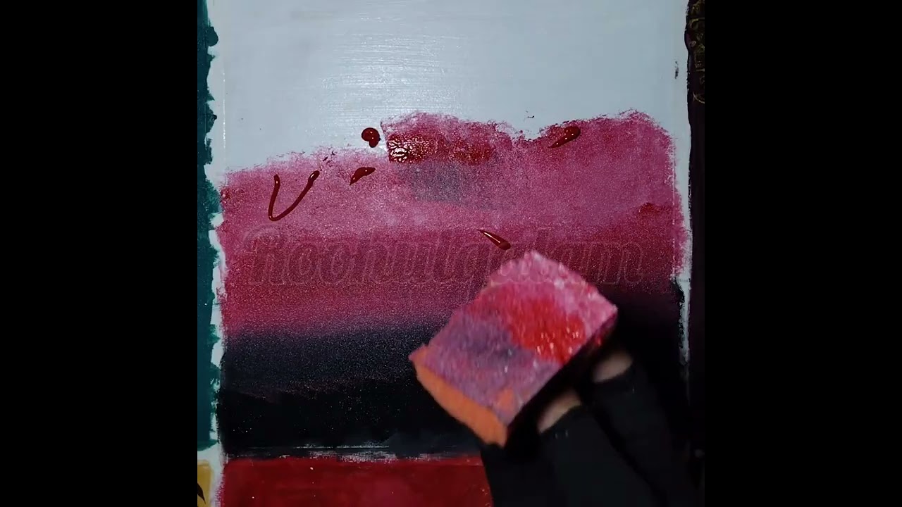 Modern Calligraphy Background Tutorial for Beginners | Easy Canvas Background Art | Roohulqalam 