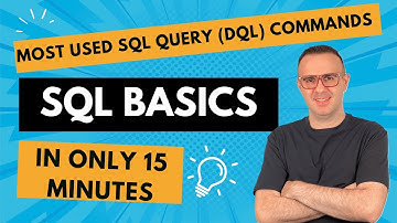 SQL Query Basics: SELECT and DQL commands visually explained in 15 Minutes