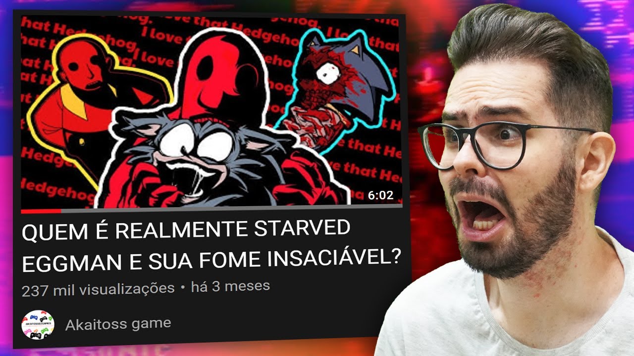 Pai Troll reagindo ao STARVED EGGMAN