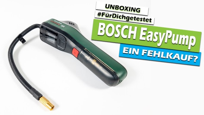 Bosch Easy Pump Akku Pumpe Vergleichstest in Echtzeit, alle Reifen!