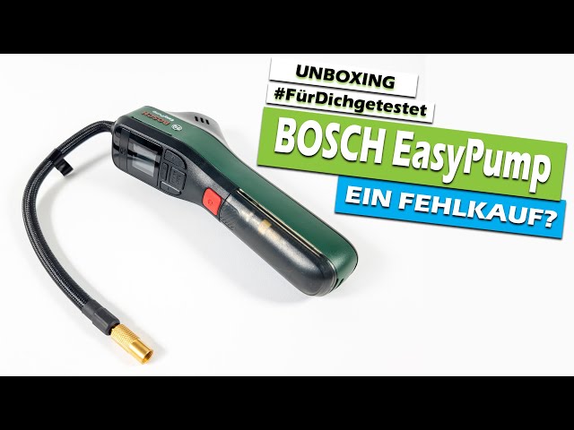 Abgefahren! Bosch EasyPump: Akkubetriebene Luftpumpe im Mini