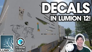 How to Use DECALS In Lumion 12!