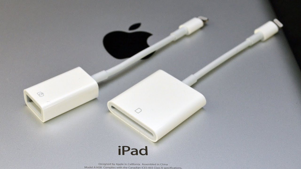 Apple iPad Lightning to USB Camera Adapter & SD Card