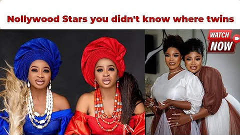 10 Nollywood Actors You Didn’t Know Are Real-Life TWINS 😱 No 3 Will Shock You #NollywoodUpdates 