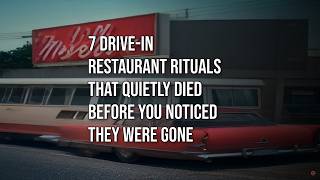 7 Drive-In Restaurant Rituals That Disappeared Right Under Our Noses